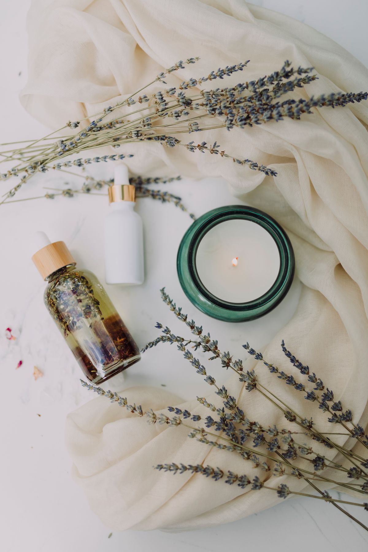 Spa ambiance detail, representative studio imagery for Nail Star